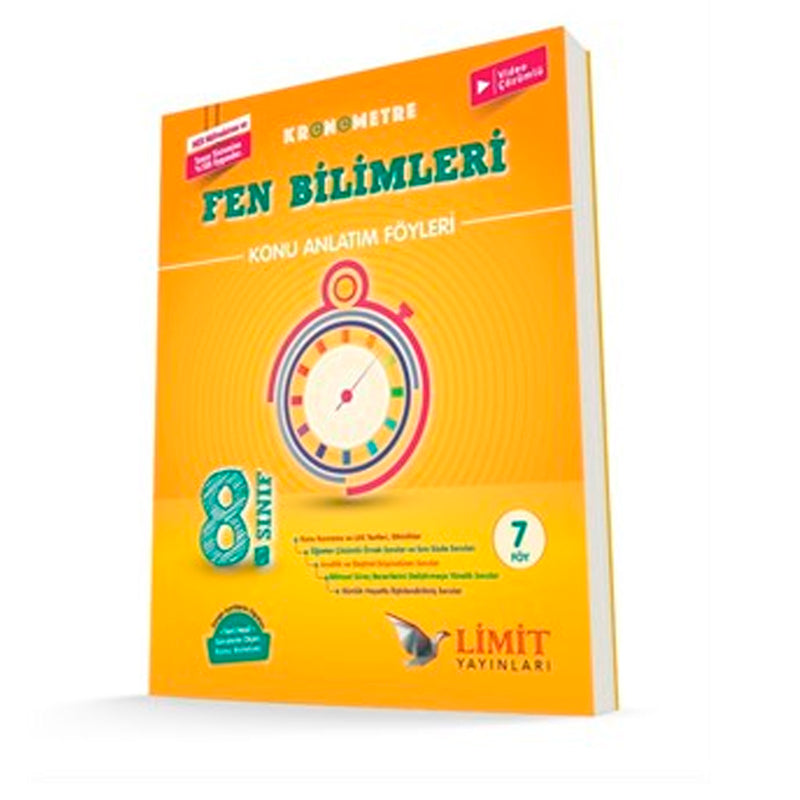 Limit Yayınları 8. Sınıf Fen Bilimleri Kronometre Konu Anlatım Föyleri
