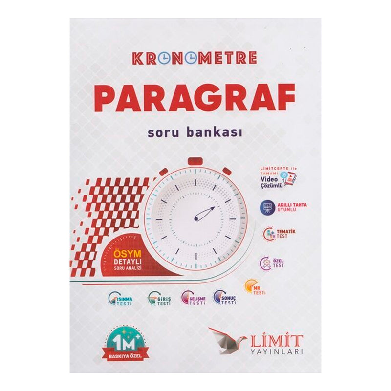 Limit Yayınları TYT Kronometre Paragraf Soru Bankası