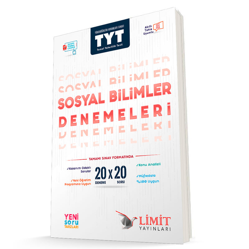 Limit Yayınları TYT Sosyal Bilimler 20x20 Denemeleri