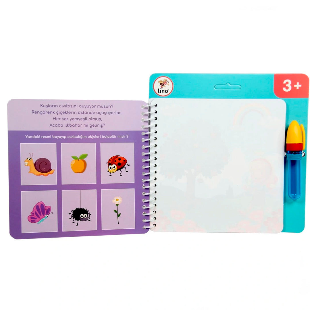Lino Aqua Magic Book Mevsimler Sihirli Boyama  Tfl-1005