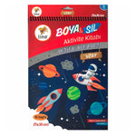 Lino Boya & Sil Aktivite Boyama Uzay A4 (Silinebilir) Bs-1005
