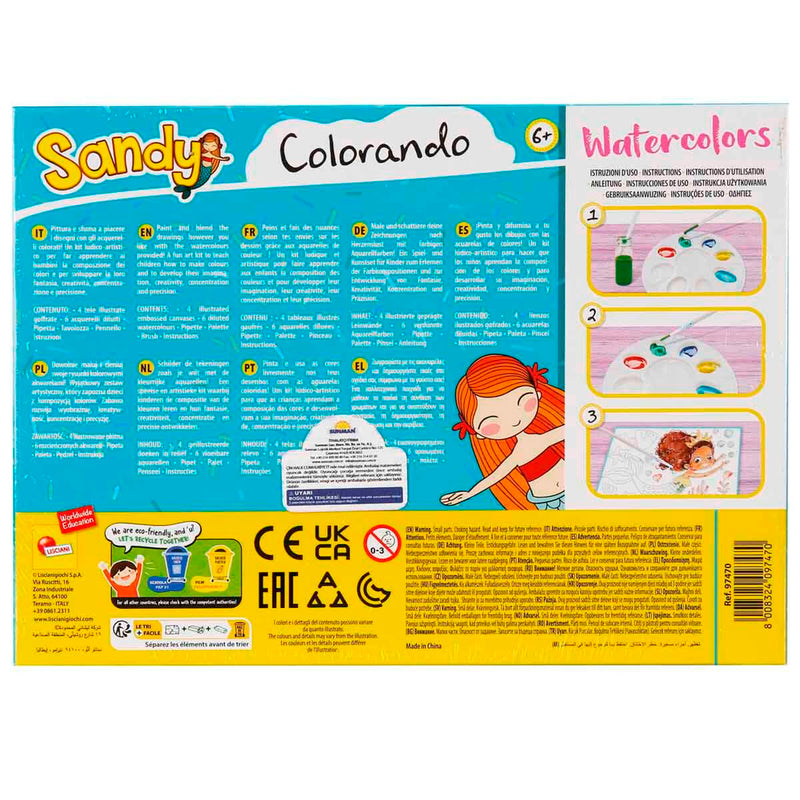 Liscianihobi Set Renkli Sulu Boya-Boyama S01009747