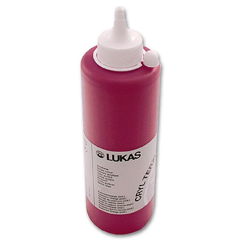Lukas Cryl Terzia Alızarın Kırmızı 500 ml Akrilik Boya - Sanatsal Resim ve Hobi Boyası