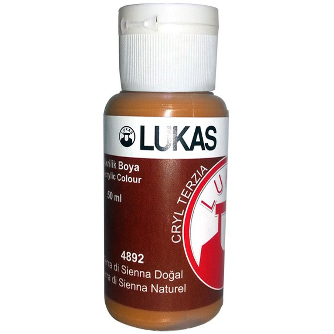 Lukas Terra Di Sienna Doğal Akrilik Boya 50 ml - Sanatsal Resim ve Tuval Boyası