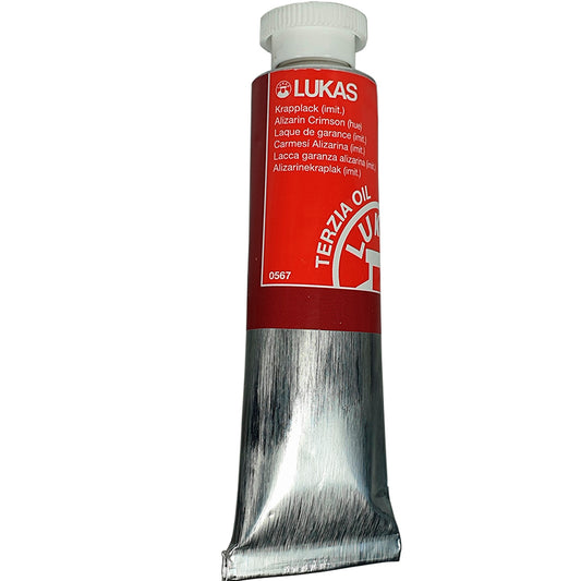 Lukas Terzia Oil Alizarin Crimson 37 ml. Yağlı Boya - Sanatçı ve Profesyonel Resim Boyası