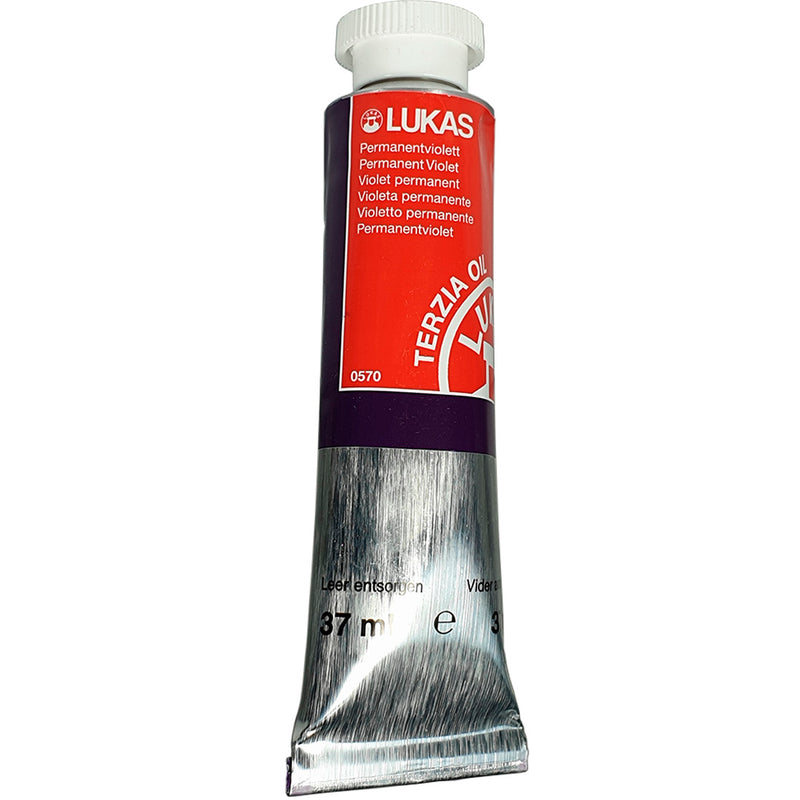 Lukas Terzia Permanent Mor 37 ml Yağlı Boya - Profesyonel Sanatçı ve Tuval Resim Malzemesi