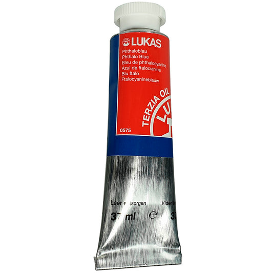 Lukas Terzia Oil Phthalo Mavi 37 ml. Yağlı Boya - Sanatçı ve Profesyonel Resim Malzemesi