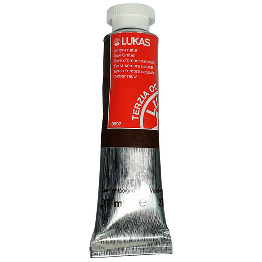 Lukas Terzia Oil Raw Umber 37 ml. Yağlı Boya - Profesyonel Sanat ve Resim Boyası