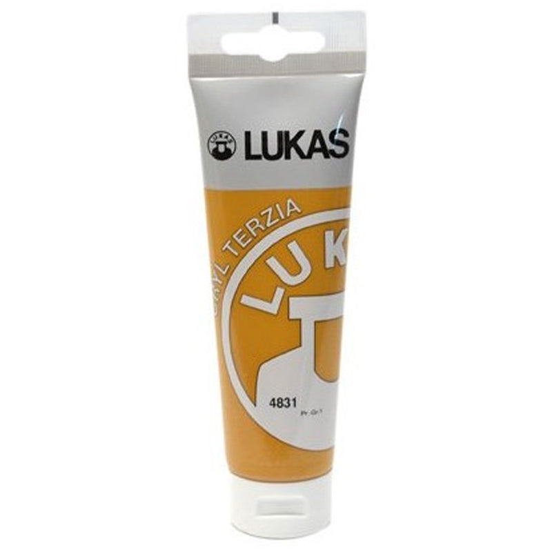 Lukas Terzia Sarı Aşıboyası 125 ml. Akrilik Boya - Sanatçı, Hobi ve Profesyonel Resim Boyası