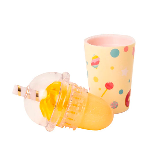 Lukky Cupcake Şekilli Dondurma Aromalı Sarı Dudak Kremi