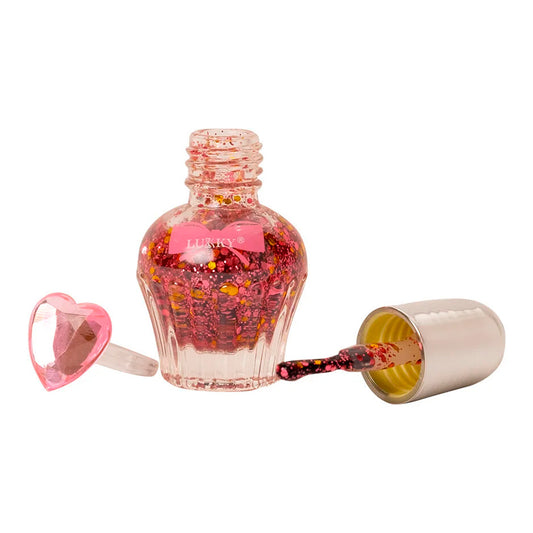 Lukky Parlak Pembe Inci Confetti Oje 4,5 Ml