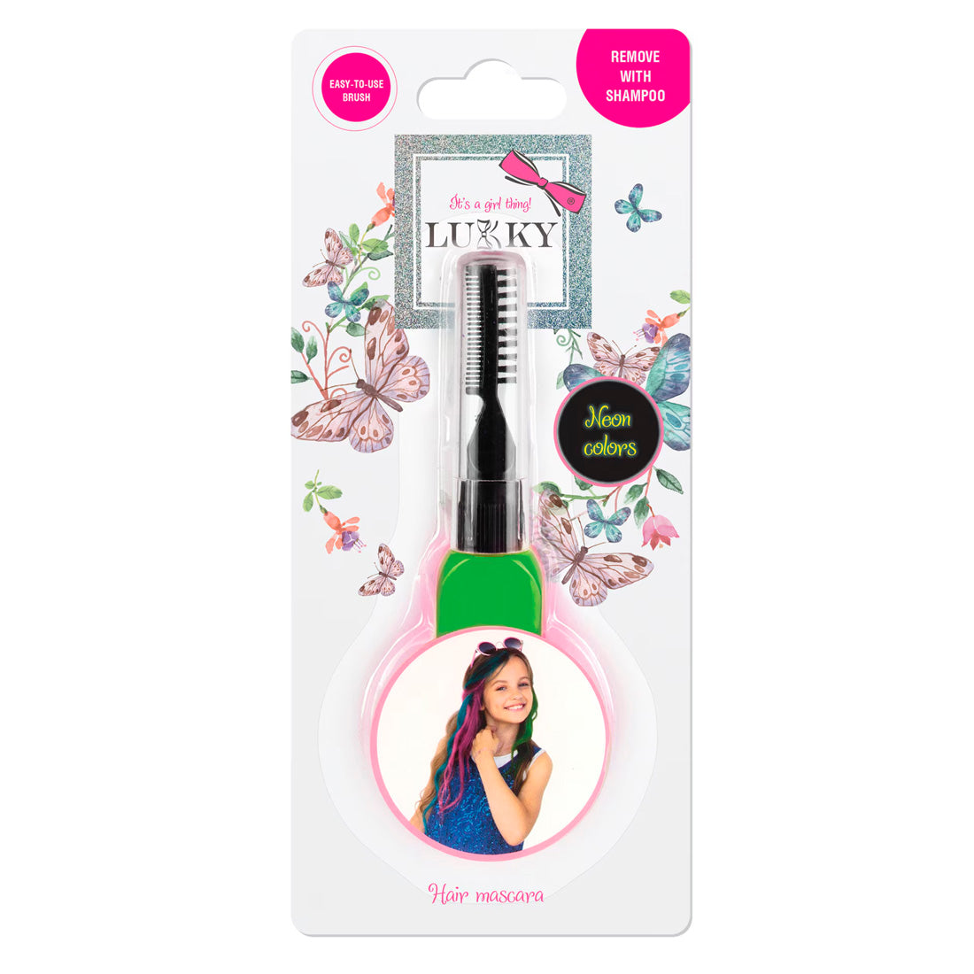 Lukky Saç Boyama Maskarası Neon Yeşil