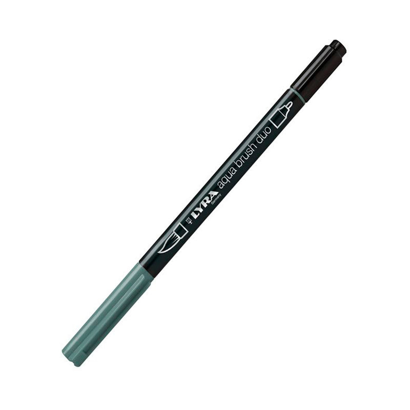 Lyra Aqua Brush Duo Marker - Cold Grey Medium Sanat, Çizim ve Boyama Fırça Uçlu Kalemi