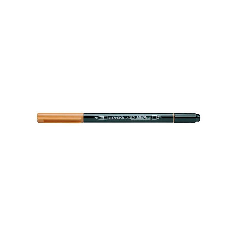 Lyra Aqua Brush Duo Marker - Altın Sarısı - Sanatsal Çizim, Boyama ve İllüstrasyon Kalemi
