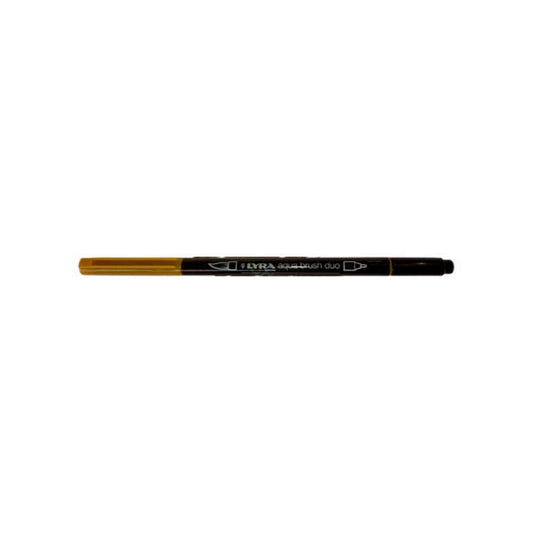 Lyra Aqua Brush Duo Marker - Yeşil Toprak - Çift Uçlu Fırça Kalem, Sanat ve Çizim İçin