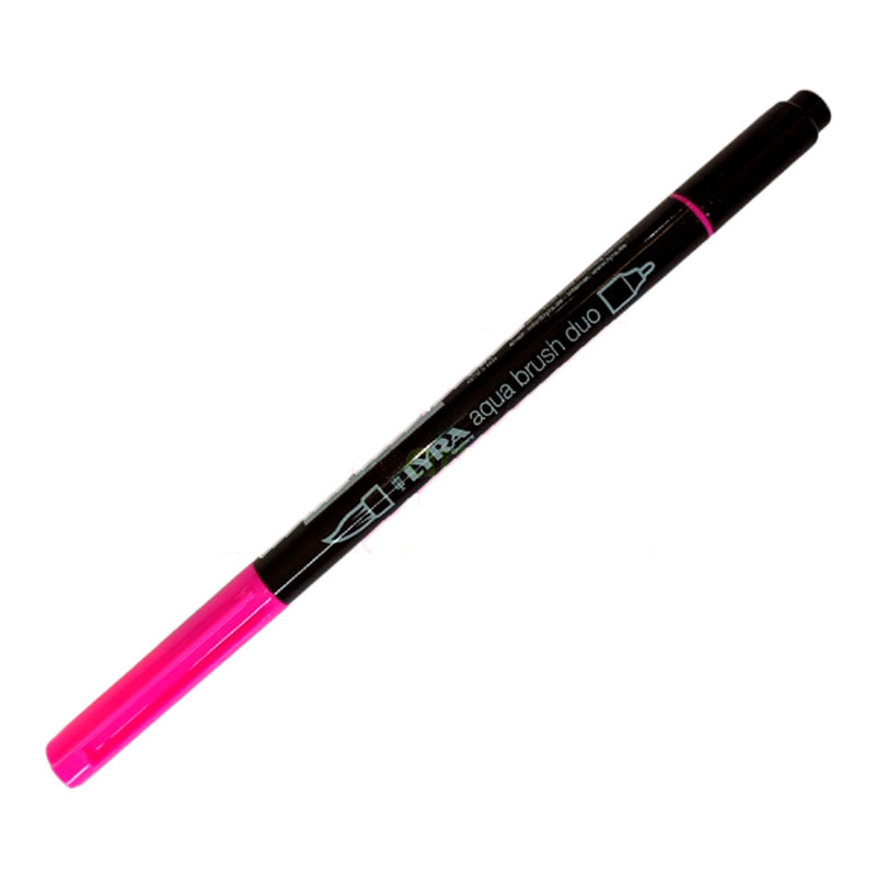 Lyra Aqua Brush Duo Marker Pembe Mad Lake - Sanatsal Çizim ve Boyama Kalemi
