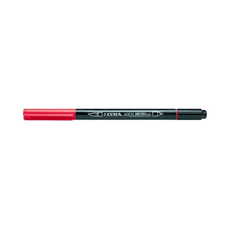 Lyra Aqua Brush Duo Marker Pompeii Kırmızısı - Çift Uçlu Fırça Sanat Kalemi