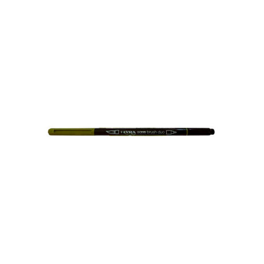 Lyra Aqua Brush Duo Marker Çimen Yeşili - Çift Uçlu Sanat, Çizim ve İllüstrasyon Kalemi