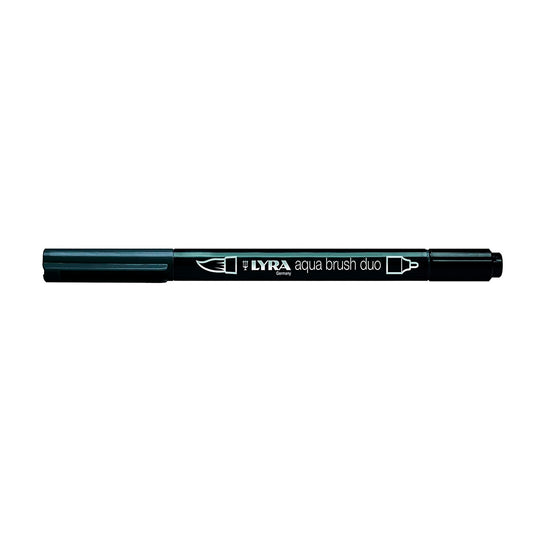 Lyra Aqua Brush Duo Marker - Sıcak Gri Derin Çift Uçlu Sanat ve Çizim Kalemi