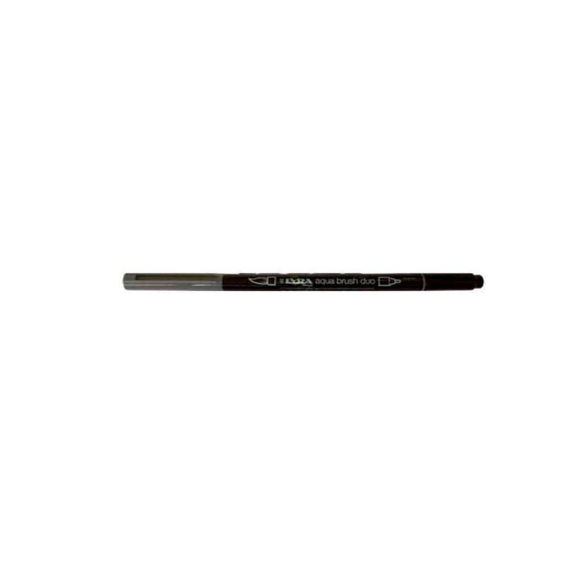 Lyra Aqua Brush Duo Marker Warm Grey - Sanatsal Çizim, Boyama ve Fırça Uçlu Marker Kalemi