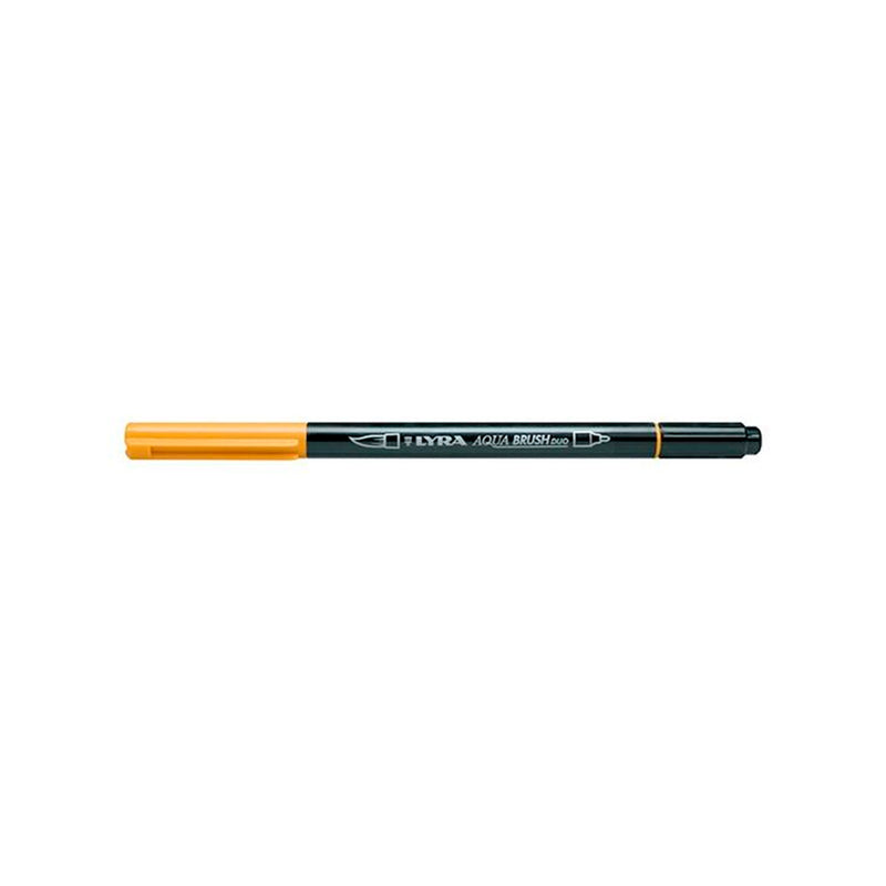 Lyra Aqua Brush Duo Sarı Kanarya Marker Kalem - Fırça Uçlu Çift Taraflı Sanatsal Çizim ve Boyama Kalemi