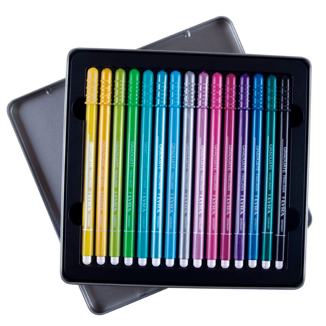 Lyra Graduate Fineliner 0,5mm 15'li Kalem Seti - Sanatsal Çizim ve Eskiz Kalemi