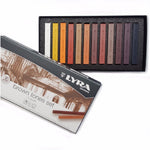Lyra Polycrayons Soft 12'li Kahverengi Tonları Toz Pastel - Sanatsal Resim, Çizim ve Eskiz Malzemesi