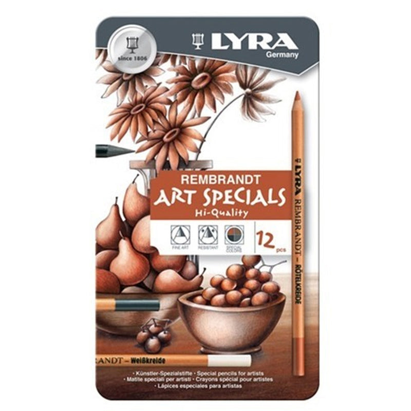 Lyra Rembrandt Art Specials 12'li Set - Sanatsal Çizim ve Eskiz Kalemleri