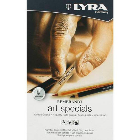 Lyra Rembrandt Art Specials 12'li Sketching Çizim Kalem Seti - Sanatsal Eskiz ve Profesyonel Çizim Kalemleri