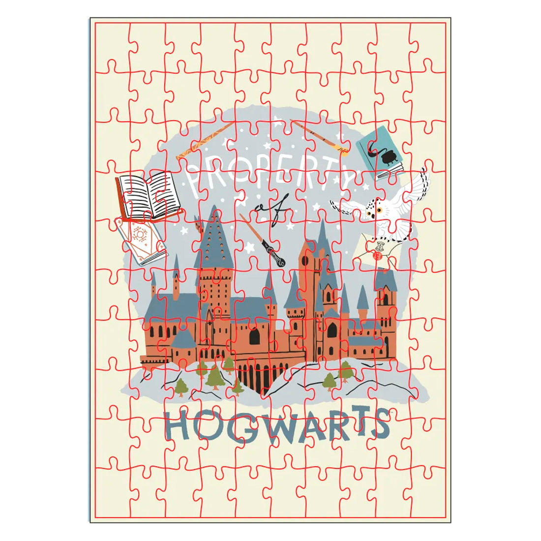 Mabbels Harry Potter Propert of Hogwarts 100 Parça Çocuk Puzzle