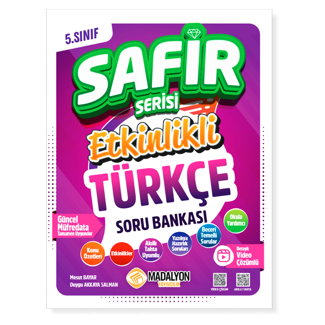 Madalyon 5.Sınıf Safir Türkçe Soru Bankası