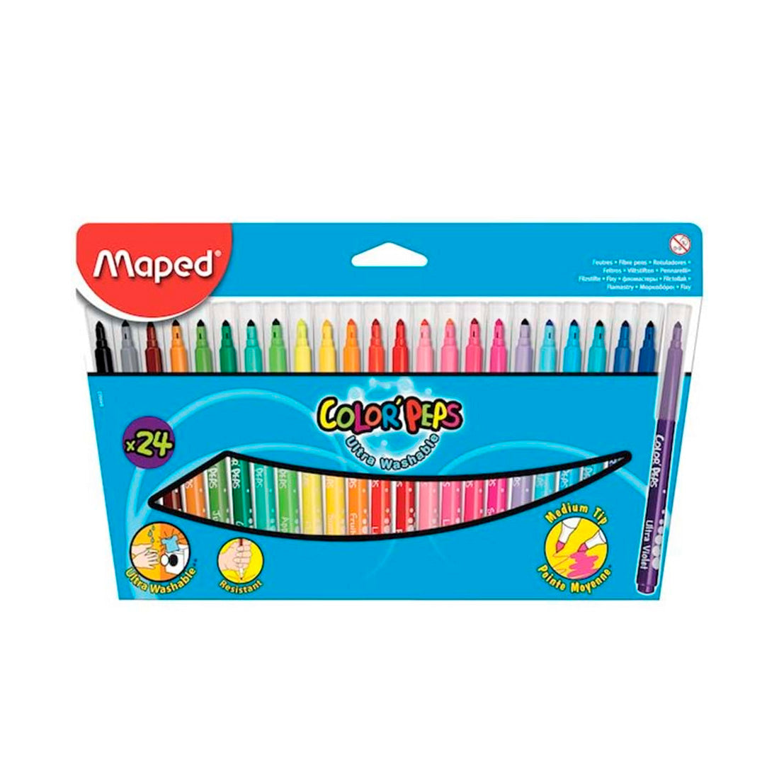 Maped 24'Lü Color'peps Keçeli Kalem 845022