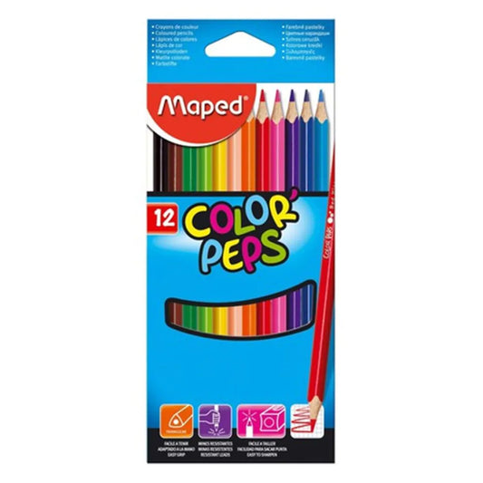 Maped Color Peps 12'li Kuru Boya Kalemi 183212