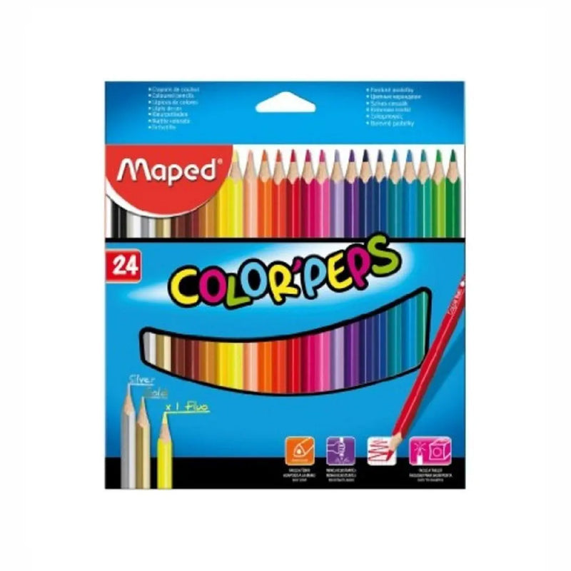 Maped Color Peps 24'lü Kuru Boya Kalemi 183224