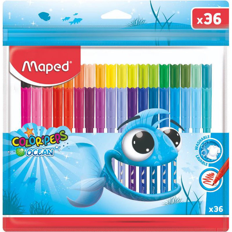 Maped Color Peps 36lı Ocean Pulse Keçeli Kalem
