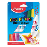 Maped Color Peps Duo Stamp Jumbo 8'li Keçeli Kalem 846808