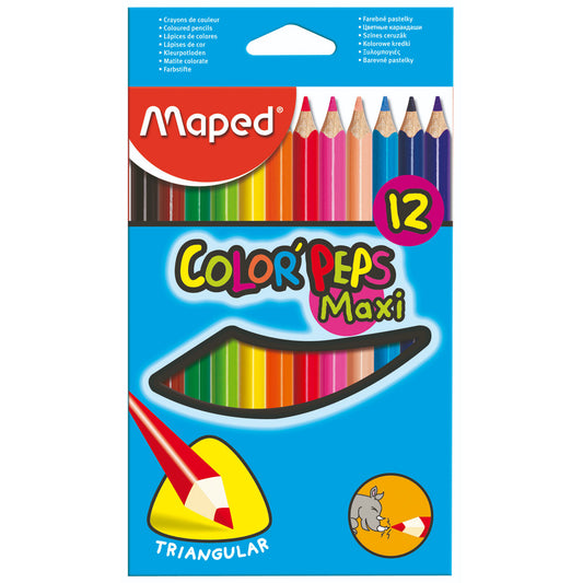 Maped Color Peps  Maxi 12'li Kuru Boya Kalemi 834010