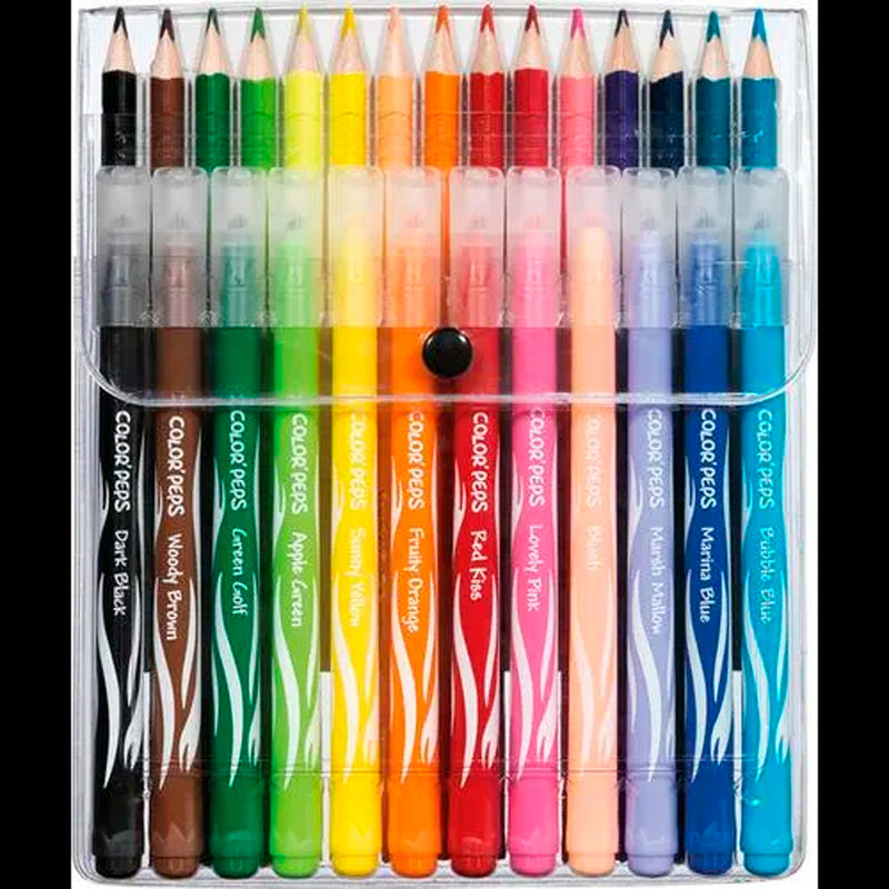 Maped Colorpeps 12'Li Keçeli Kalem 15 Li Kuruboya 897412
