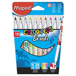 Maped Colorpeps Brush 10'lu Keçeli Kalem 848010