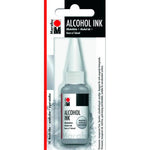 Marabu 20ml Metalik Gümüş Alkol Mürekkep - Epoksi, Reçine ve Sanat Malzemesi