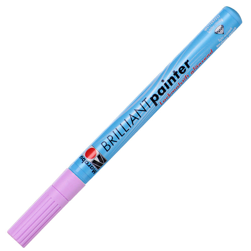 Marabu Brilliant Painter 033 Pembe 2-4 mm Marker Kalem - Sanat Çizim ve Boyama Markeri