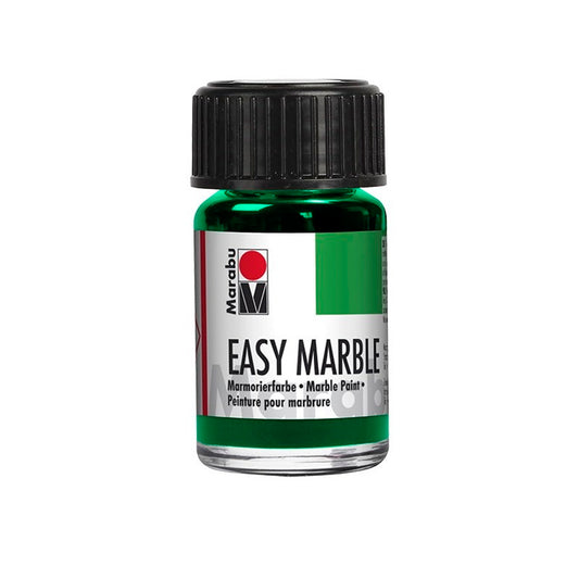 Marabu Easy Marble 15 Ml. Koyu Yeşil Ebru Boyası - Sanatsal Hobi Malzemesi