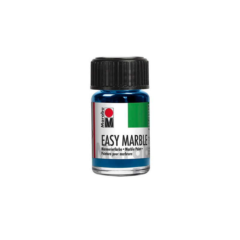 Marabu Easy Marble Ebru Boyası 15ml Açık Mavi - Sanatsal Hobi ve El Sanatları Malzemesi