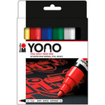 Marabu Yono Marker Set 6x1.5-3Mm - Sanatsal Çizim, Boyama ve Akrilik Marker Kalem Seti