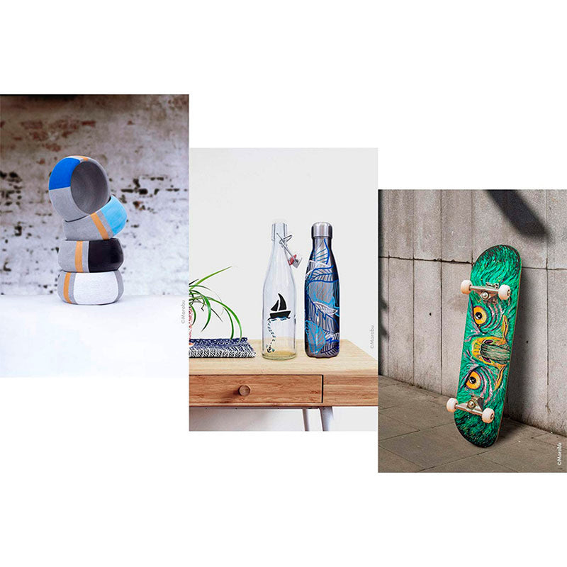 Marabu Yono Marker Set 6x1.5-3Mm - Sanatsal Çizim, Boyama ve Akrilik Marker Kalem Seti