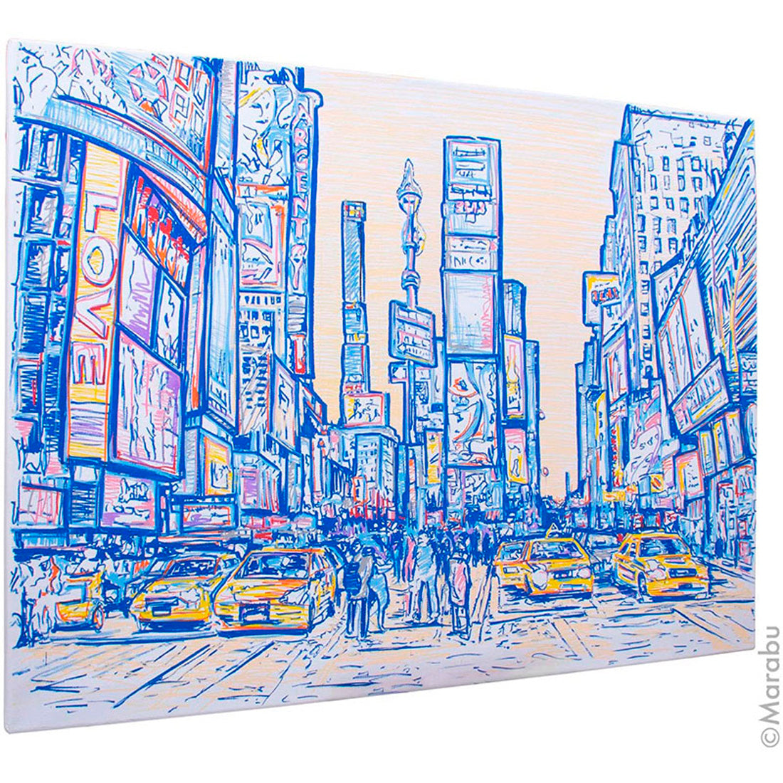 Marabu Yono Marker Set 6x1.5-3Mm - Sanatsal Çizim, Boyama ve Akrilik Marker Kalem Seti