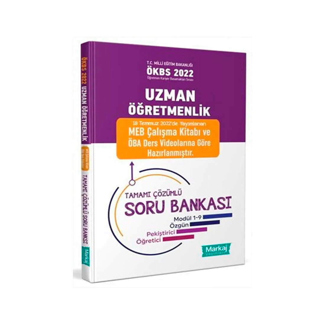 Markaj Yayınları 2022 ÖKBS Uzman Öğretmenlik Tamamı Çözümlü Soru Bankası