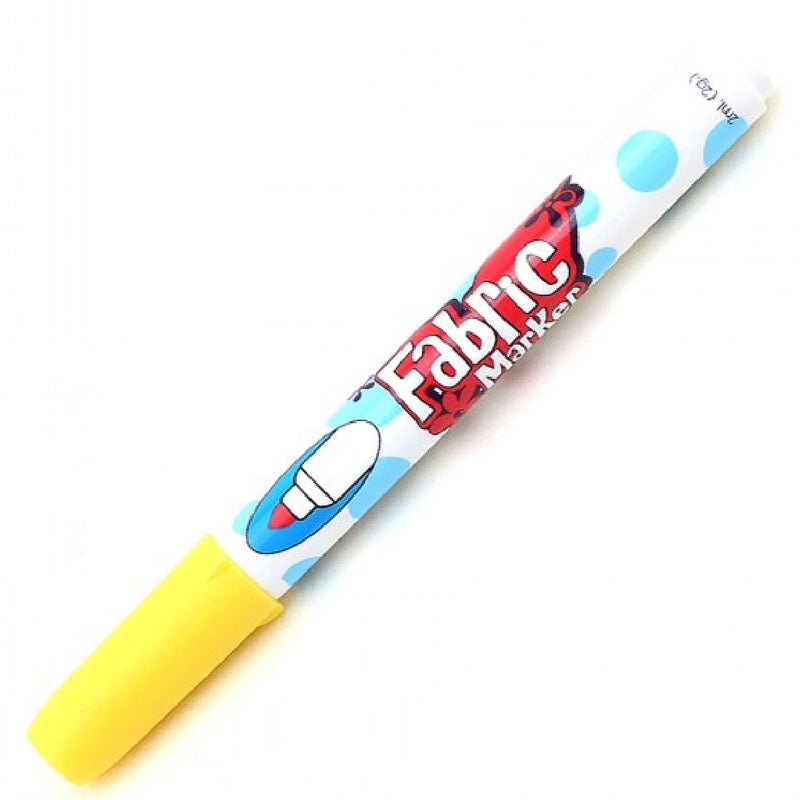 Marvy Fabric 560 Sarı Kumaş/T-Shirt Boyama Kalemi - Kalıcı Tekstil ve Hobi Markeri