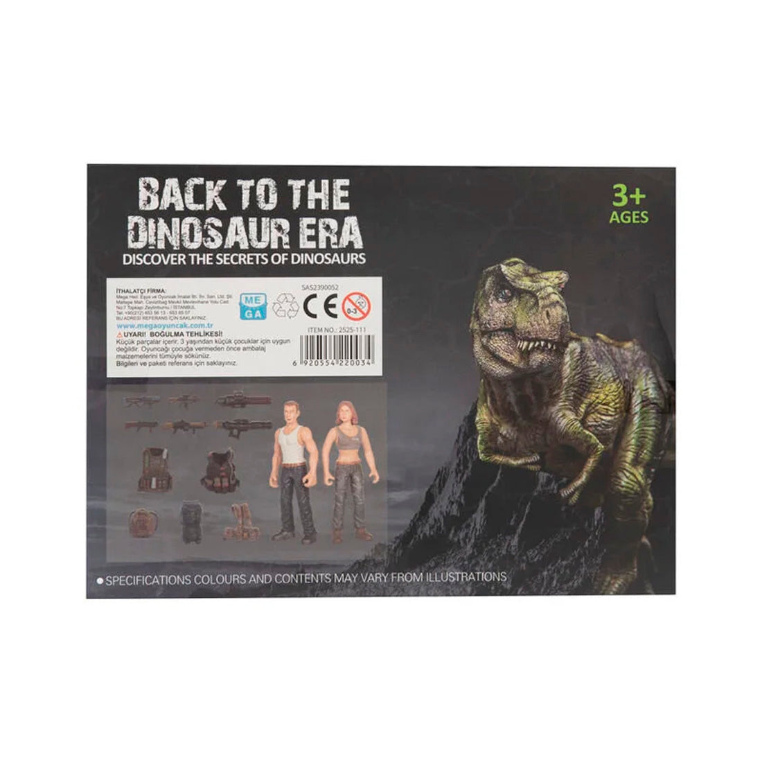Mega Erkek Figürlü Dinozor Set
