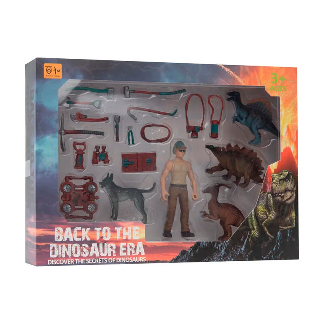 Mega Erkek Figürlü Dinozor Set